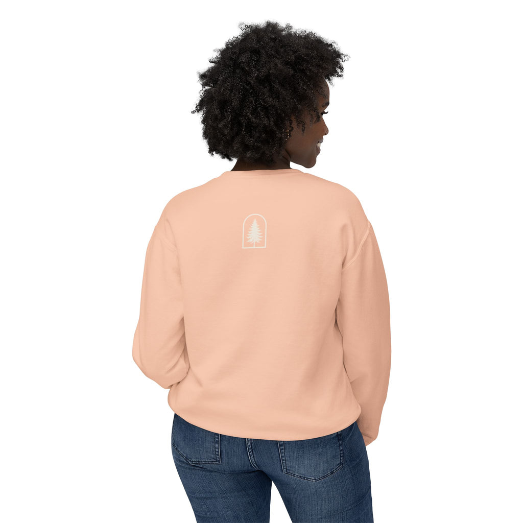 Hocking Hills Crewneck Sweatshirt — Minimal Tree Logo Pullover