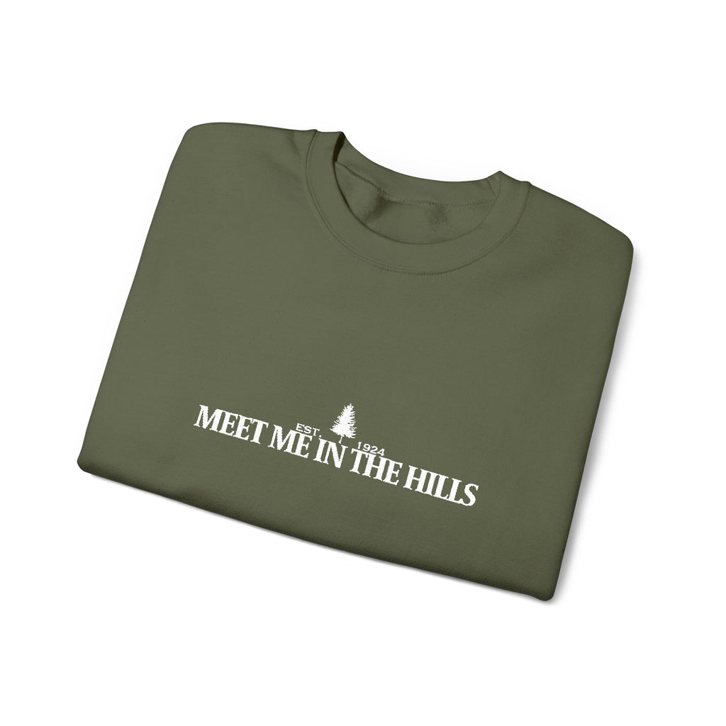 "MEET ME IN THE HILLS" COLLECTION - Crewneck Sweatshirt