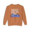 Hocking Hills Crewneck Sweatshirt — "Meet Me in the Hills" Outdoor Travel Pullover