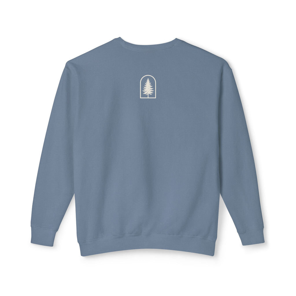 Hocking Hills Crewneck Sweatshirt — Minimal Tree Logo Pullover