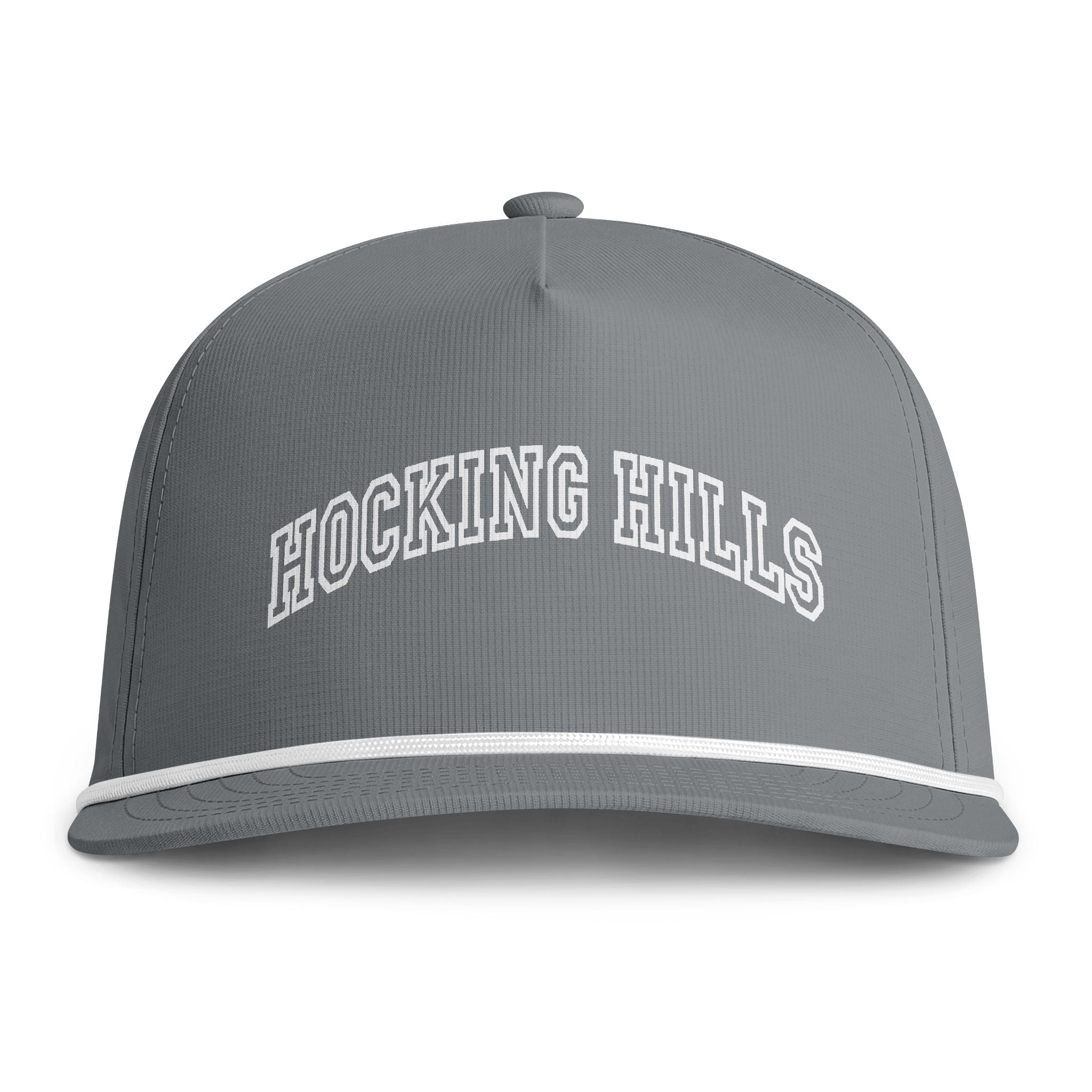Sunwashed Rope Cap - Rocking Hills Embroidered Trucker Hat