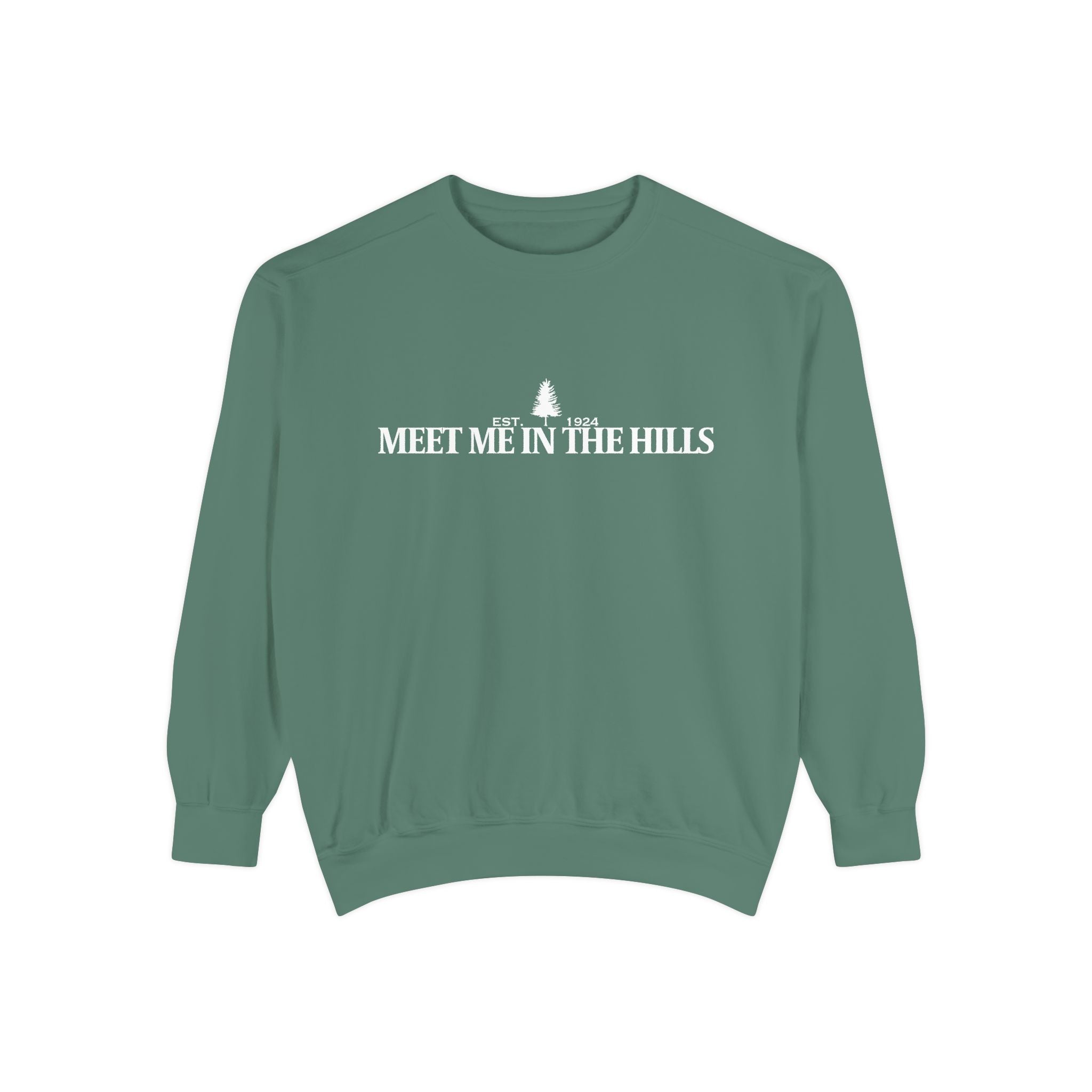 "MEET ME IN THE HILLS" COLLECTION - Graphic Crewneck