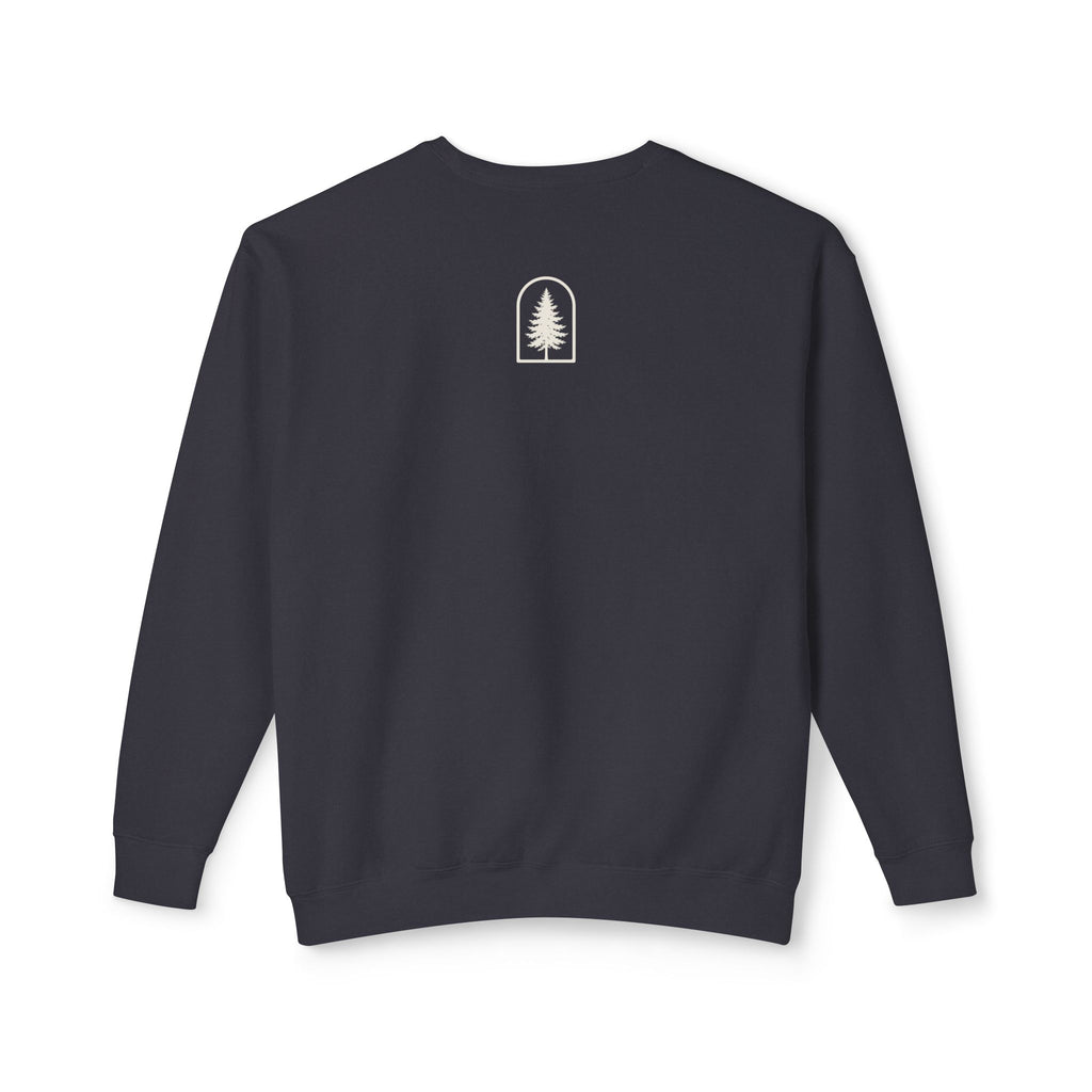 Hocking Hills Crewneck Sweatshirt — Minimal Tree Logo Pullover
