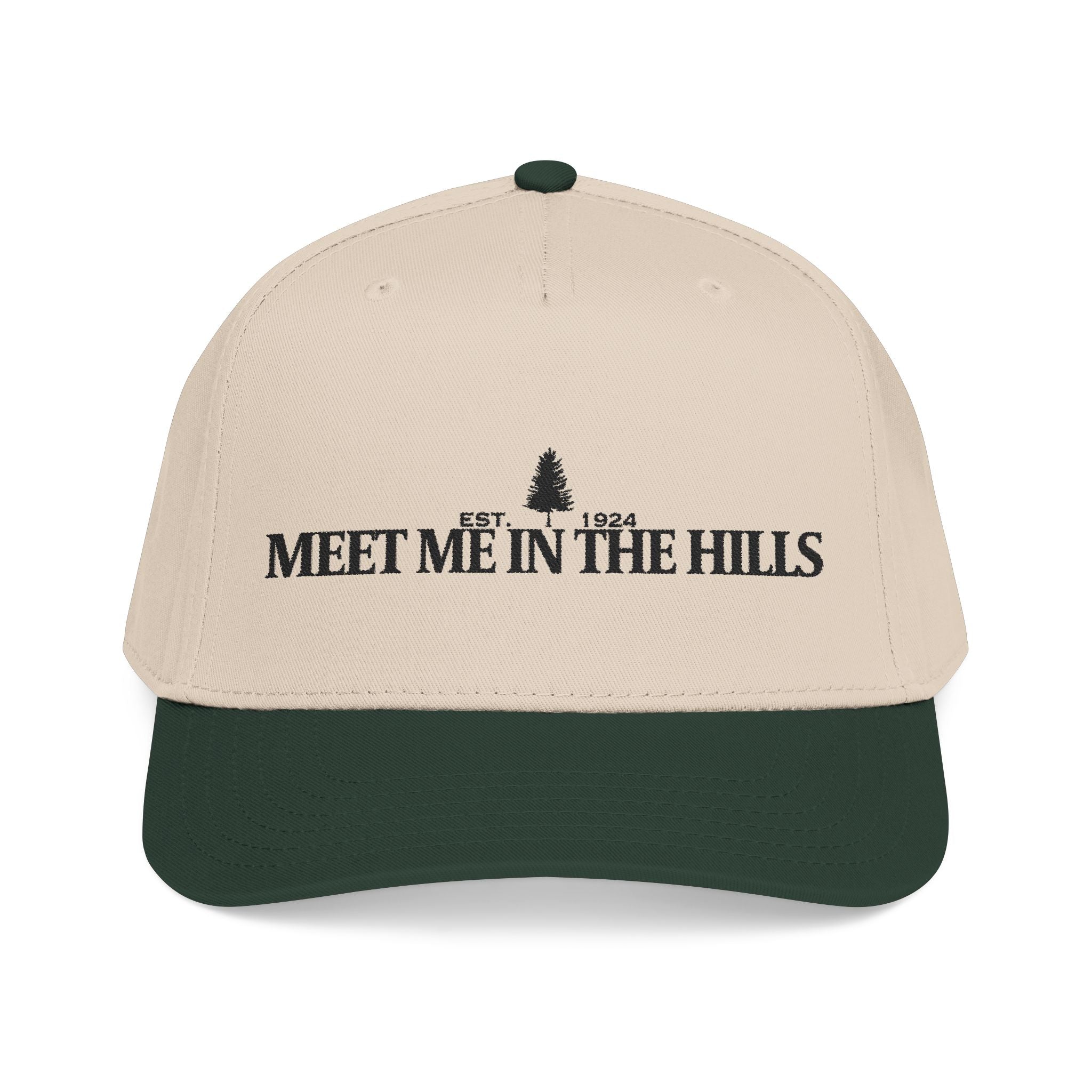 "MEET ME IN THE HILLS" COLLECTION Mid Profile Baseball Cap