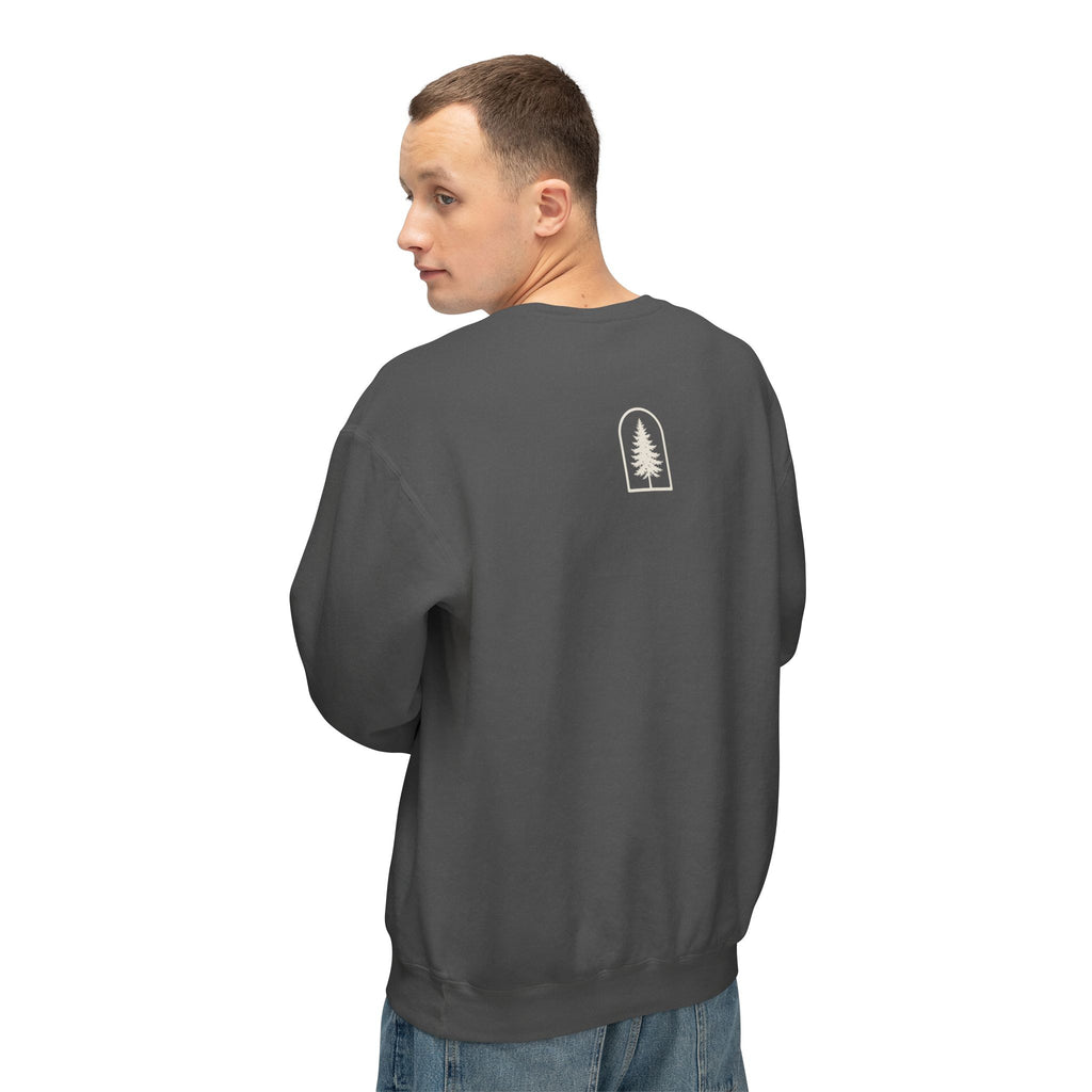 Hocking Hills Crewneck Sweatshirt — Minimal Tree Logo Pullover