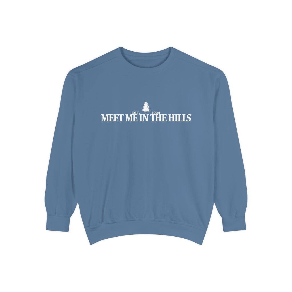 "MEET ME IN THE HILLS" COLLECTION - Graphic Crewneck