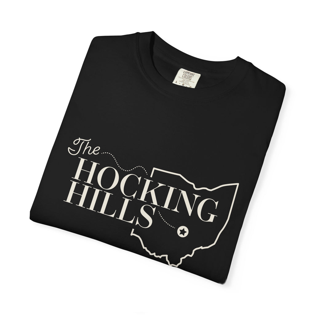 The Hocking Hills T-Shirt — Ohio Map Graphic Tee