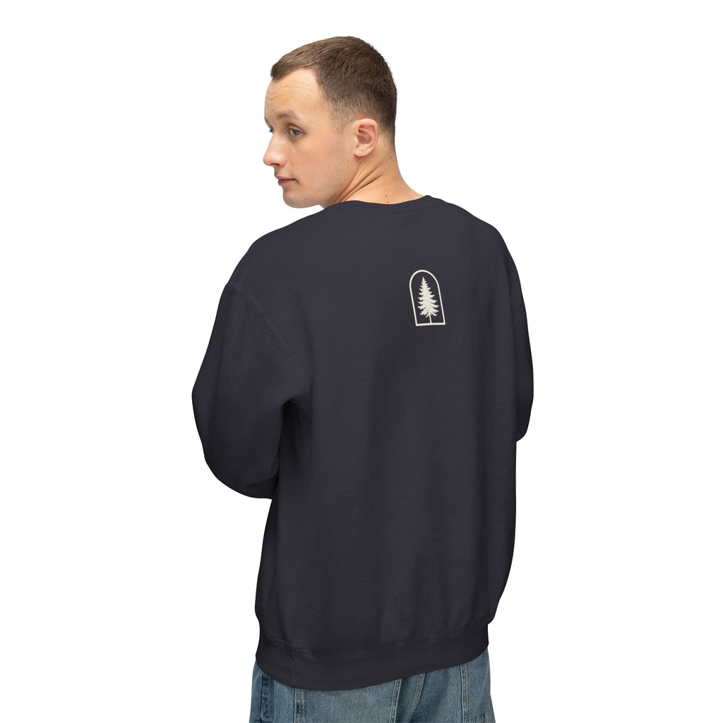 Hocking Hills Crewneck Sweatshirt — Minimal Tree Logo Pullover