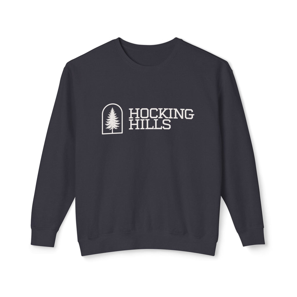 Hocking Hills Crewneck Sweatshirt — Minimal Tree Logo Pullover