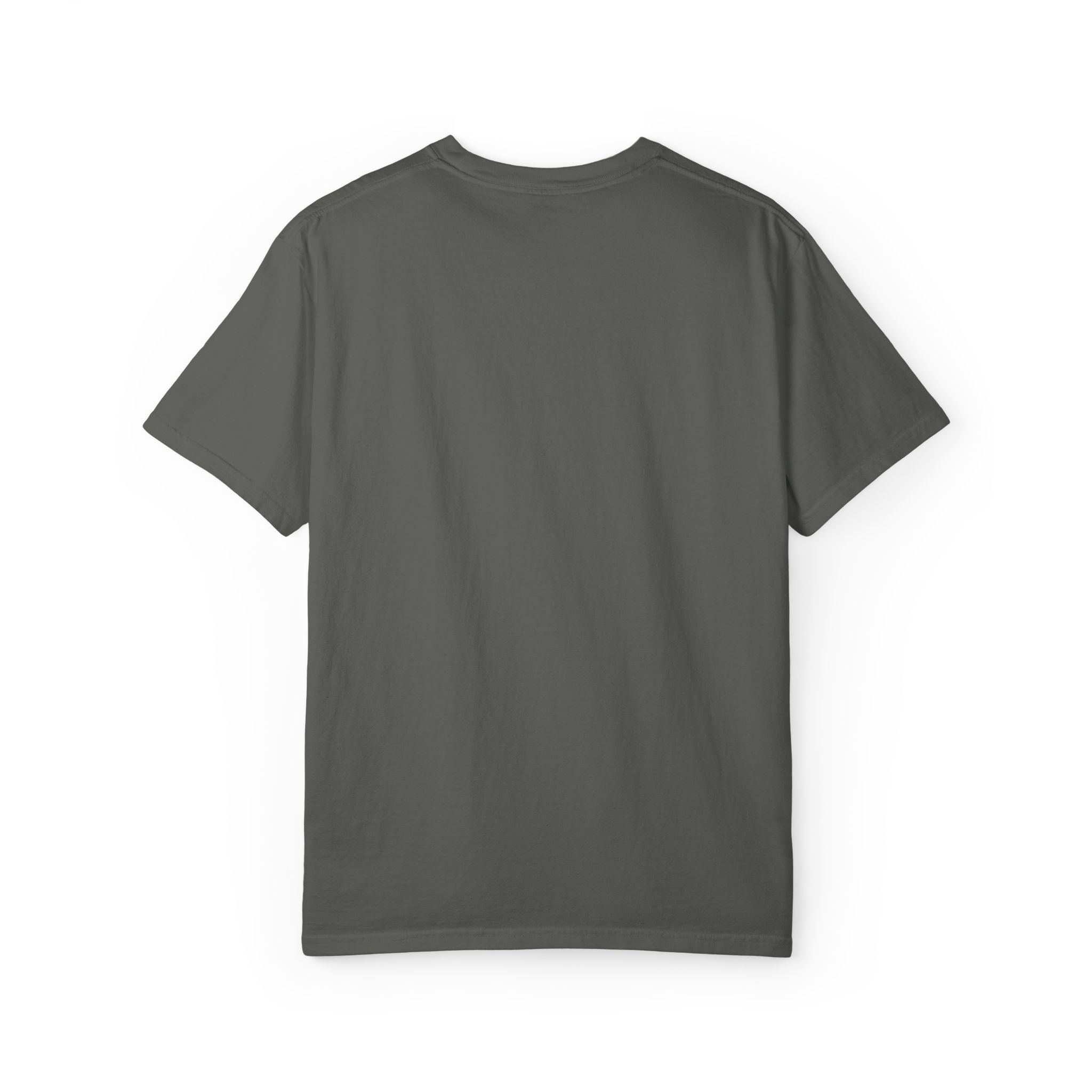 Camping Vibes T-Shirt — 'Adventure Awaits' Woodland Chest Logo