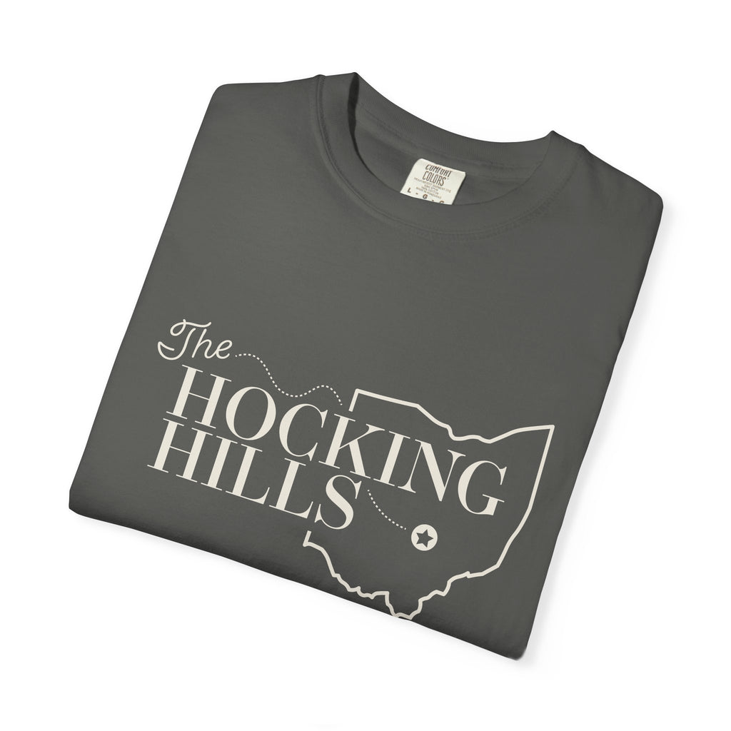 The Hocking Hills T-Shirt — Ohio Map Graphic Tee