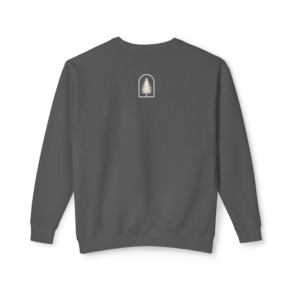 Hocking Hills Crewneck Sweatshirt — Minimal Tree Logo Pullover
