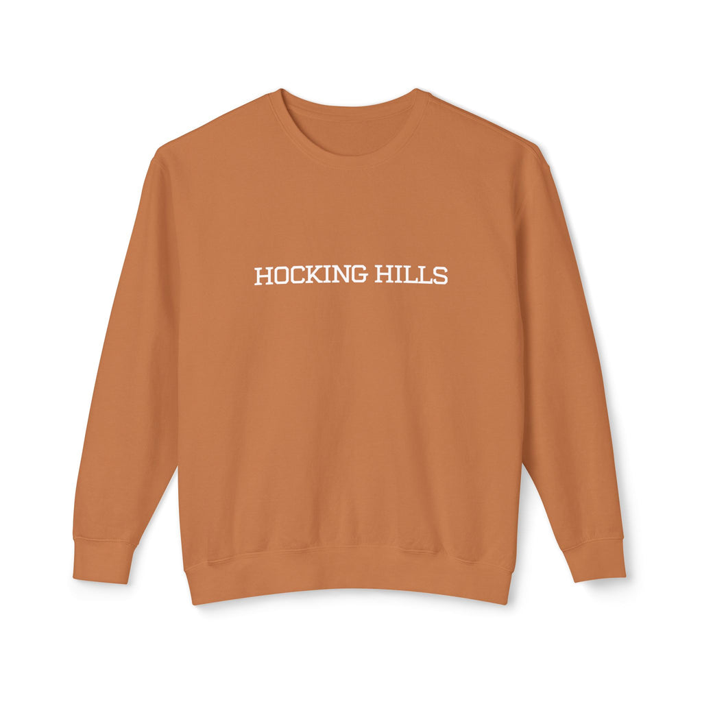 Hocking Hills Crewneck Sweatshirt — "Meet Me in the Hills" Outdoor Travel Pullover