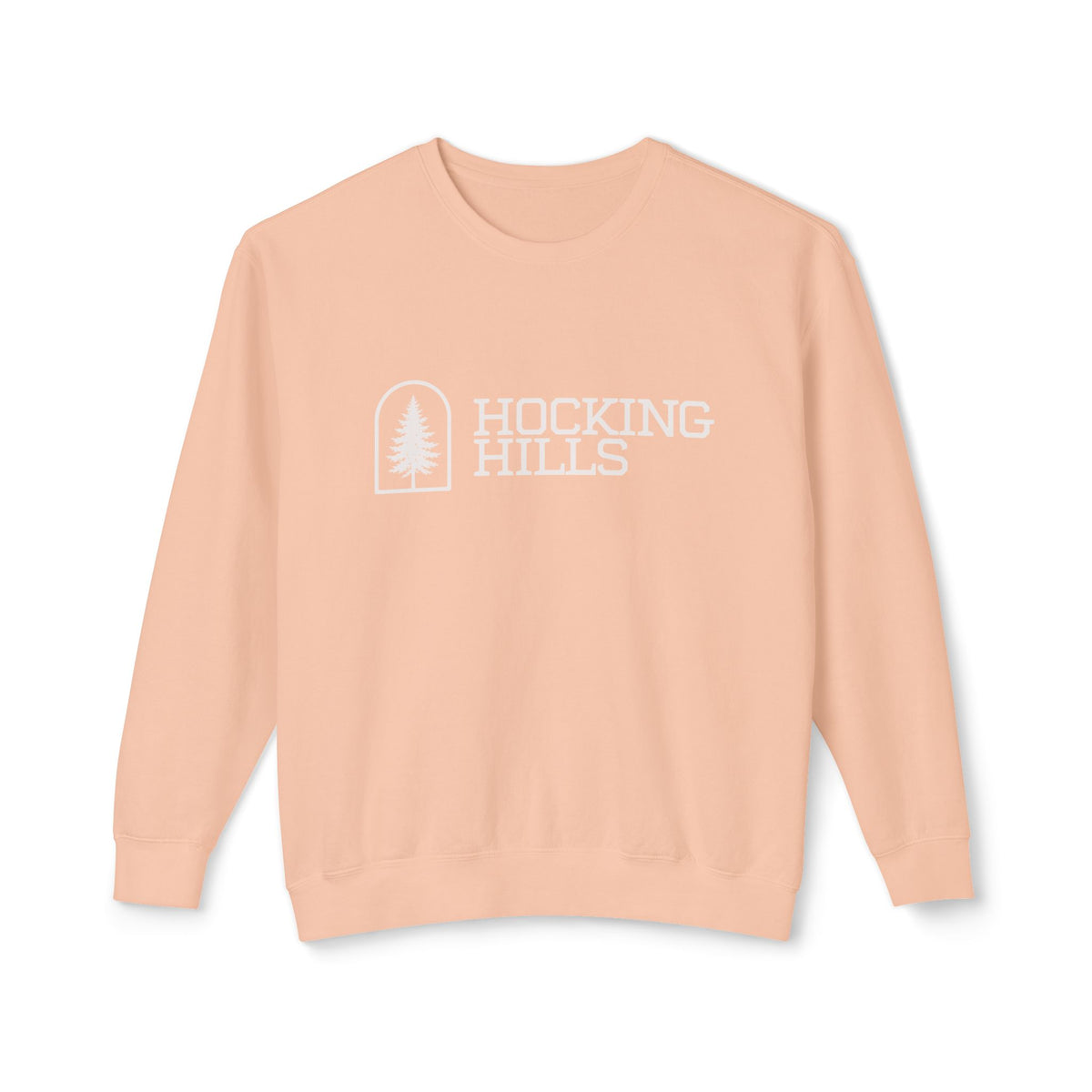 Hocking Hills Crewneck Sweatshirt — Minimal Tree Logo Pullover