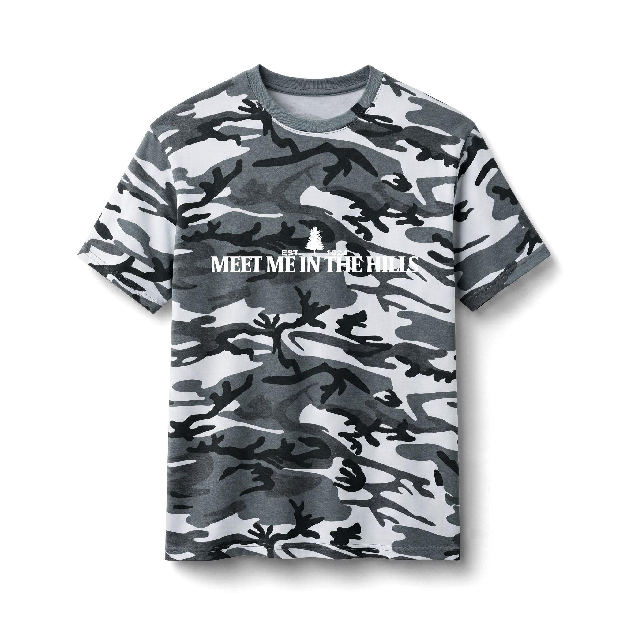 "MEET ME IN THE HILLS" COLLECTION Camo Tee