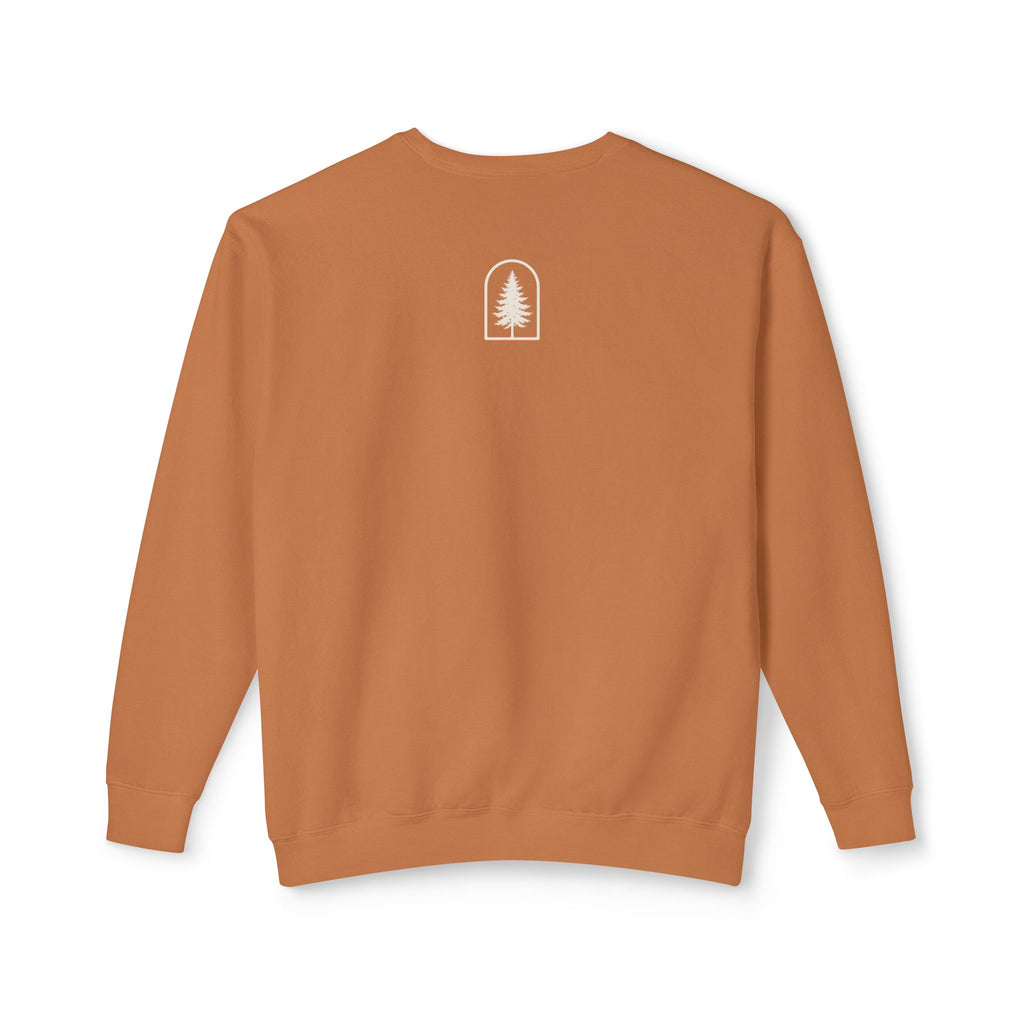 Hocking Hills Crewneck Sweatshirt — Minimal Tree Logo Pullover