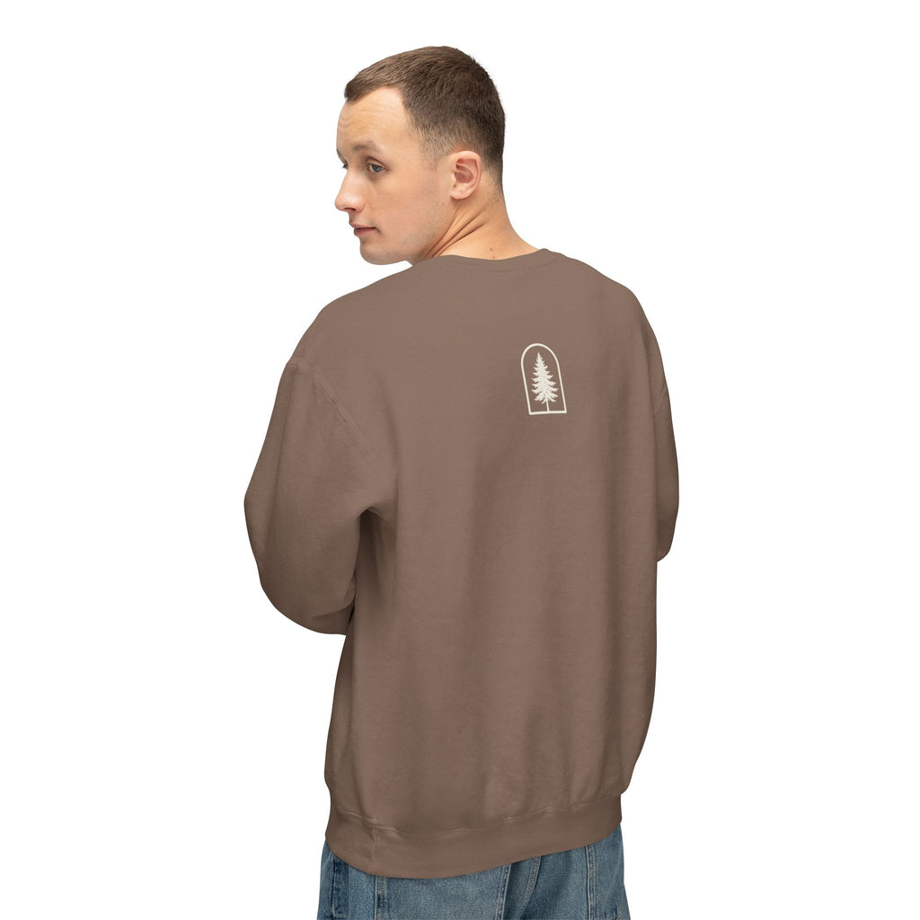 Hocking Hills Crewneck Sweatshirt — Minimal Tree Logo Pullover