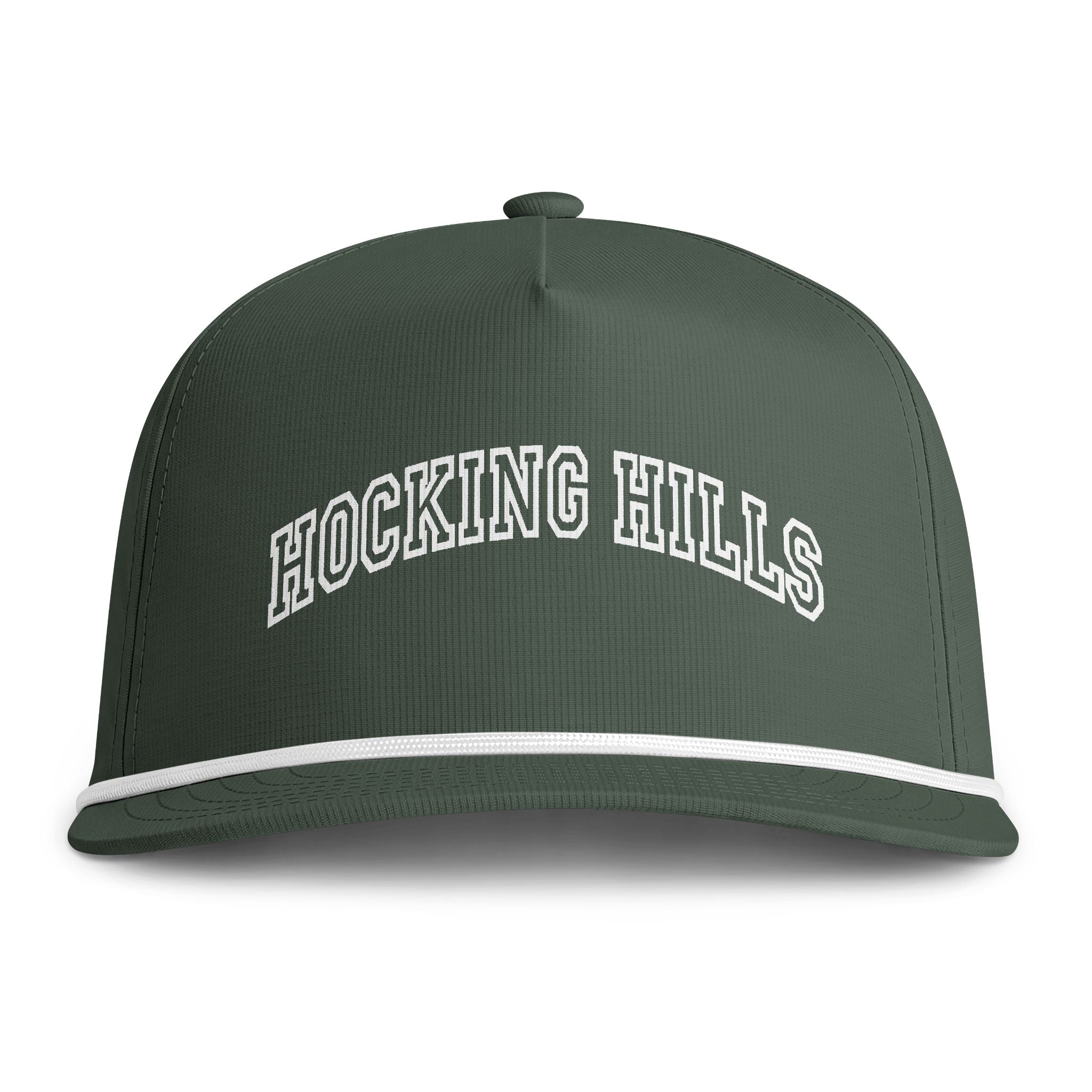 Sunwashed Rope Cap - Rocking Hills Embroidered Trucker Hat