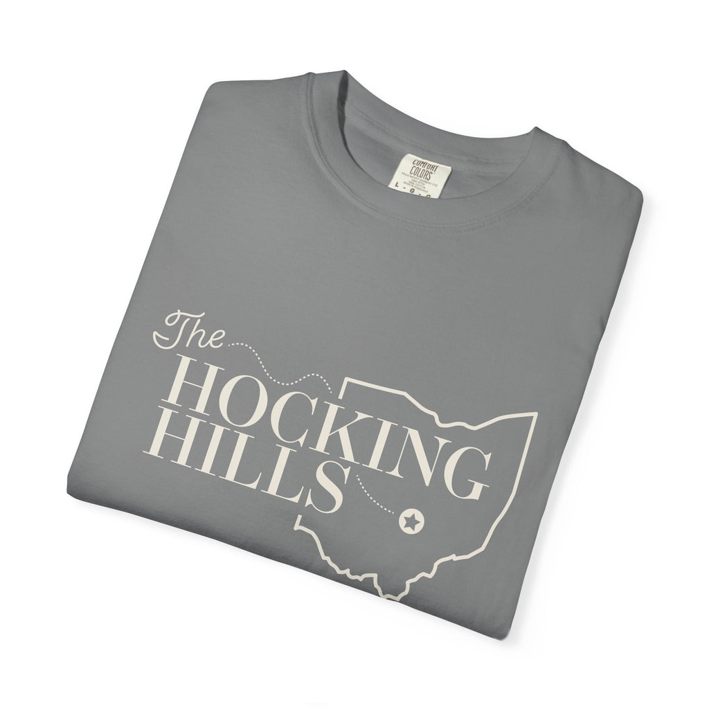 The Hocking Hills T-Shirt — Ohio Map Graphic Tee